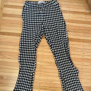 Urban Outfitters Checkered Flare Pants